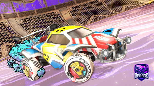 A Rocket League car design from FzNitro