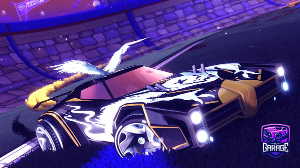 A Rocket League car design from TOASTYOIL