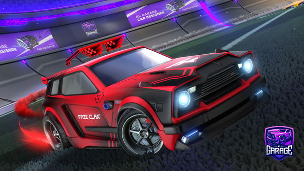 A Rocket League car design from Dekuleaf