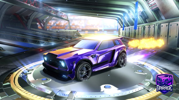 A Rocket League car design from Fifoludek