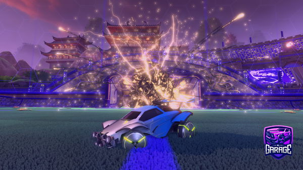 A Rocket League car design from Pugiscute