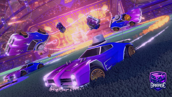 A Rocket League car design from MaikyRomain