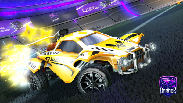 A Rocket League car design from DAWNoff