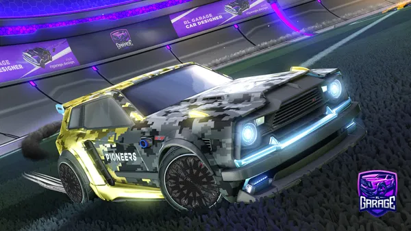 A Rocket League car design from BLUUCAT