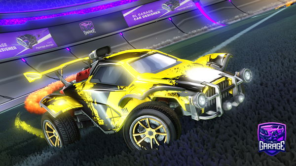 A Rocket League car design from mojac22