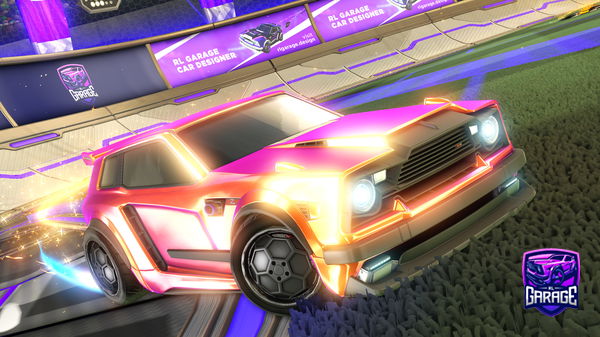 A Rocket League car design from sawcubic