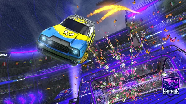 A Rocket League car design from Monster_Np