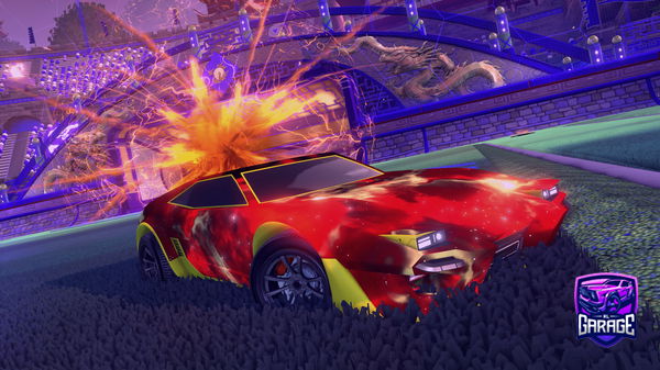 A Rocket League car design from MrTeaYT