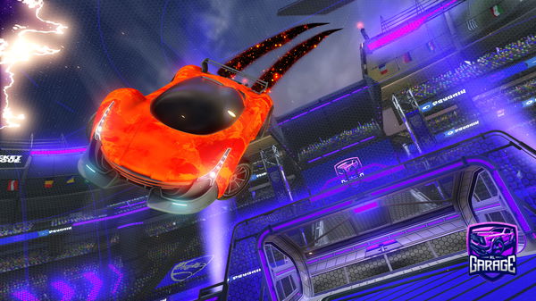 A Rocket League car design from Catroll111