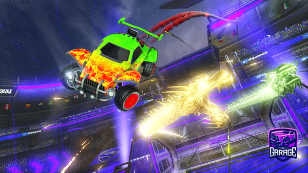 A Rocket League car design from Tigersnake1711