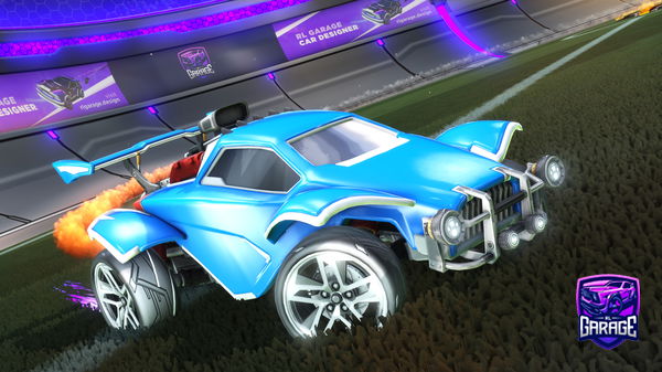 A Rocket League car design from Meliz001
