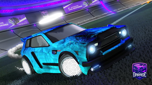 A Rocket League car design from VitalLeopard4571