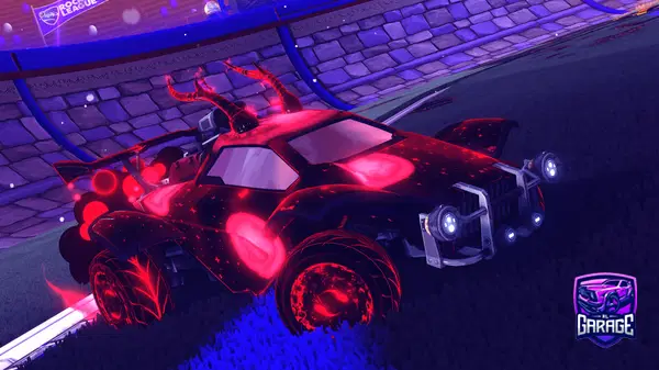 A Rocket League car design from -V3N0M-