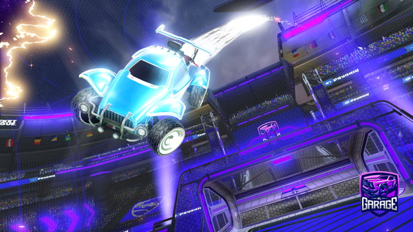 A Rocket League car design from ptowr
