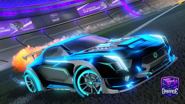 A Rocket League car design from CheeseManFunny7