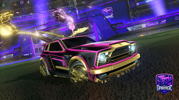 A Rocket League car design from DragonManAndy