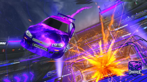 A Rocket League car design from FantomFighter09