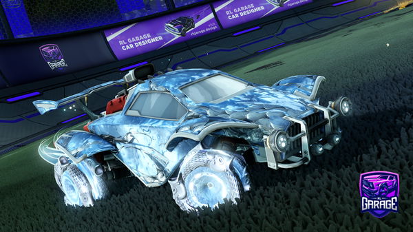 A Rocket League car design from stova