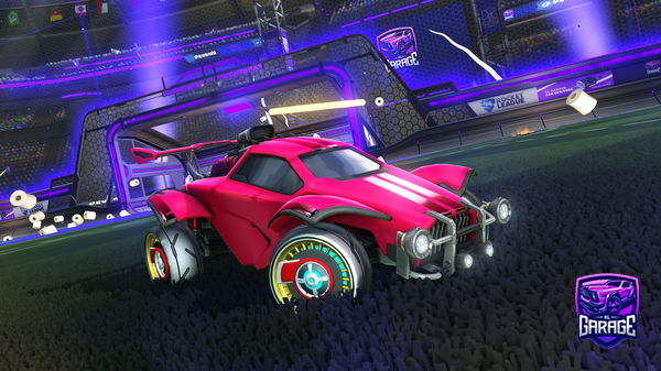 A Rocket League car design from suspect_owo