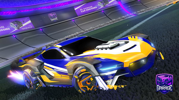 A Rocket League car design from Synxty