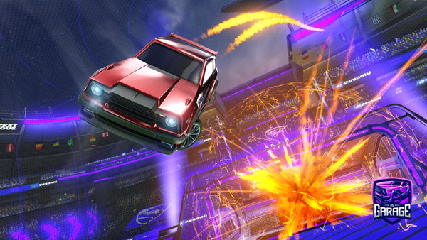 A Rocket League car design from gfg
