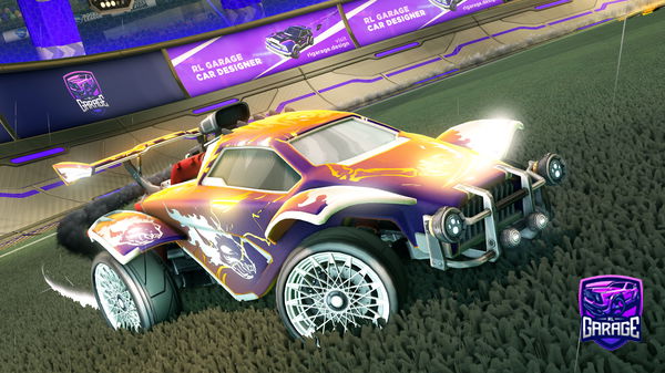 A Rocket League car design from FireRaider11