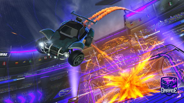 A Rocket League car design from flame_dani