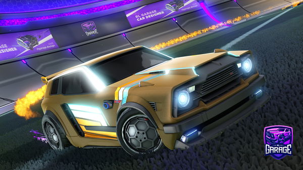 A Rocket League car design from MBGgoater