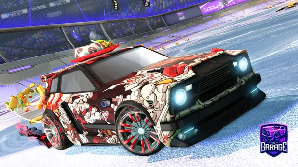 A Rocket League car design from SuperMommy