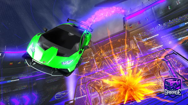 A Rocket League car design from Mia_McxLaren