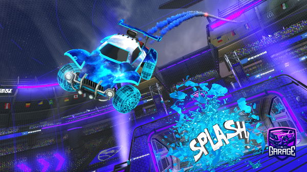 A Rocket League car design from Bauda77