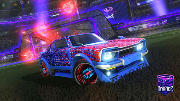 A Rocket League car design from Zachatacka