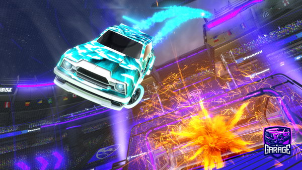 A Rocket League car design from MrShiba077