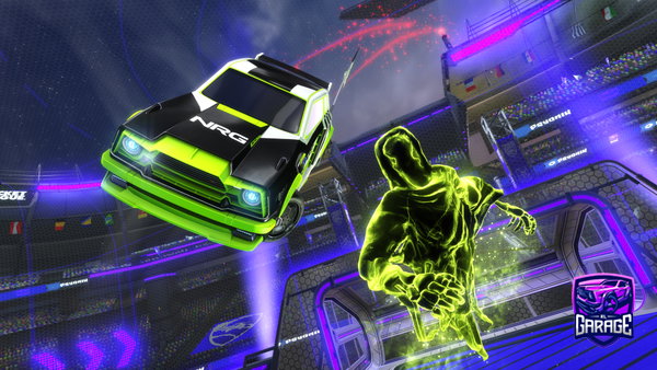 A Rocket League car design from Oajosokb
