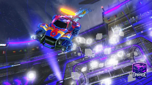 A Rocket League car design from Squid-human