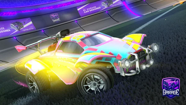 A Rocket League car design from rkle