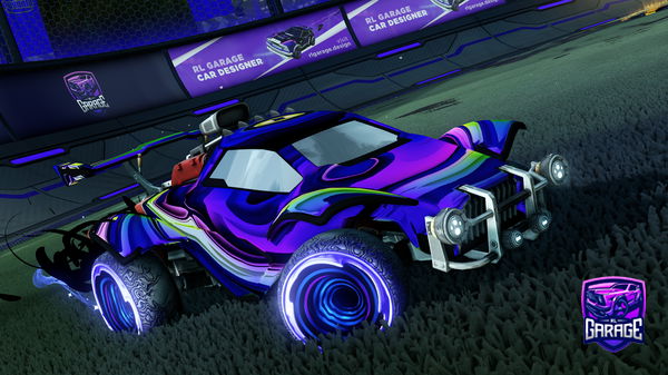 A Rocket League car design from JULA11