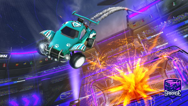 A Rocket League car design from Justsacca