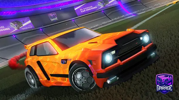 A Rocket League car design from Outburst