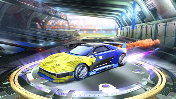 A Rocket League car design from CyberBoy_23