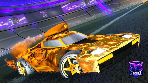 A Rocket League car design from ItzAlfzeu