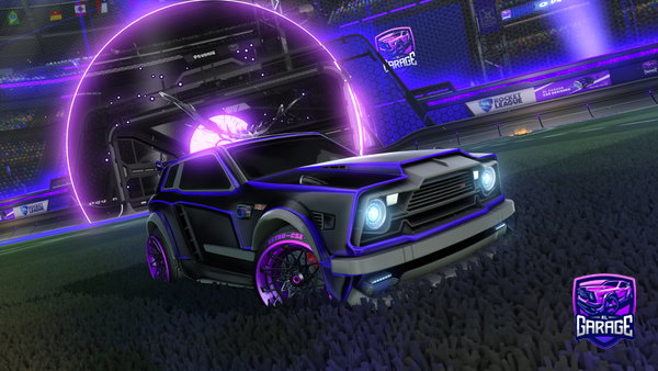 A Rocket League car design from Shadowcibille