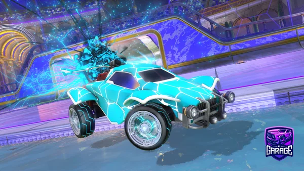 A Rocket League car design from lwhb