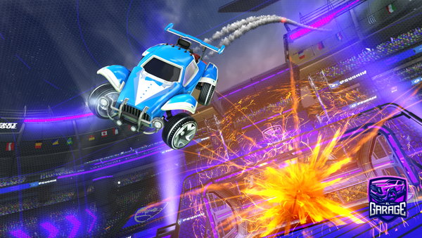 A Rocket League car design from FAKEPLATIN