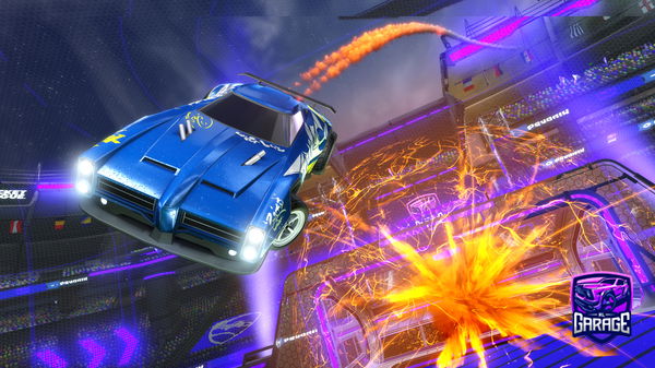 A Rocket League car design from Rpllnts