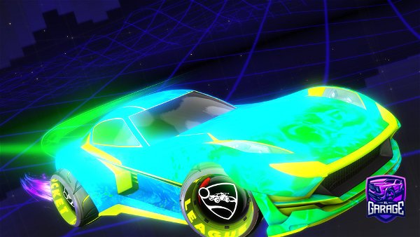 A Rocket League car design from gmgk7890