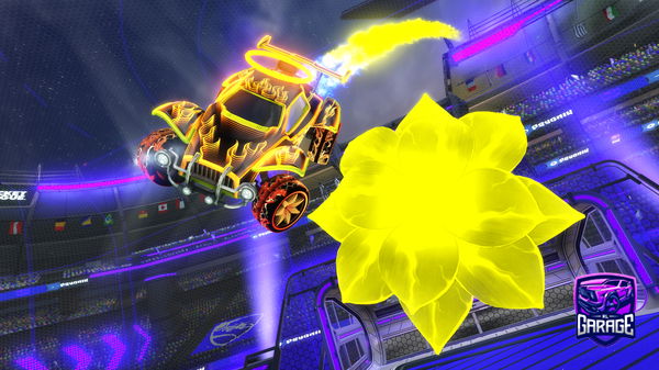 A Rocket League car design from Pulco7