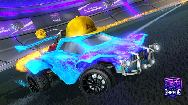 A Rocket League car design from NateDog_34