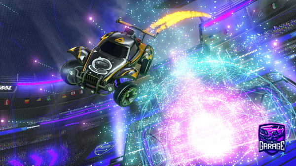 A Rocket League car design from Seanarela