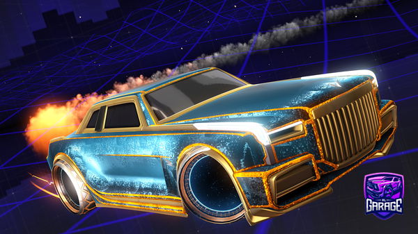 A Rocket League car design from tiredcaptain